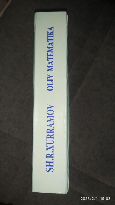 Оliy Matematika sotiladi.
