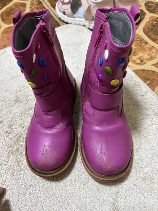 Сапоги детские  для девочек димезесон 27 размер