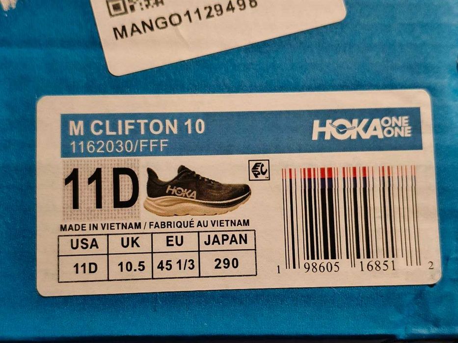 Pantofi sport Hoka Clifton 10 | marimea EU 45 1/3 | UK 10.5