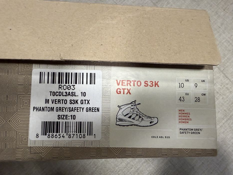 North face Verto S3K GTX 43 номер
