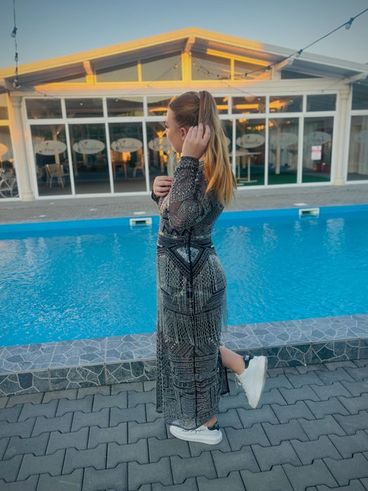 Rochie cu pietricele Asos