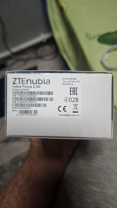 Смартфон ZTE Focus 2 5G 8 ГБ/256 ГБ