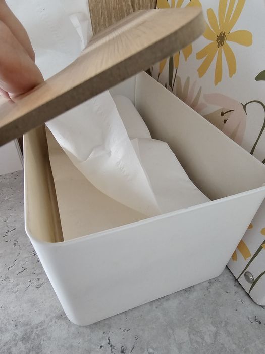 Салфетница бамбук/пластик