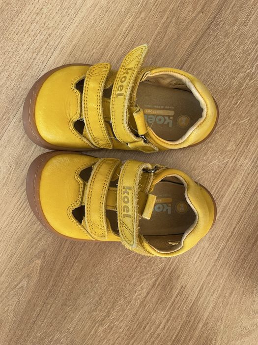 Боси обувки Koel Deen Napa Yellow, 24 номер,16 см
