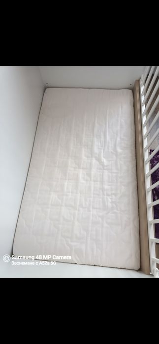 Комбинирано бебешко легло-люлка с шкаф и чекмеджета 3в1