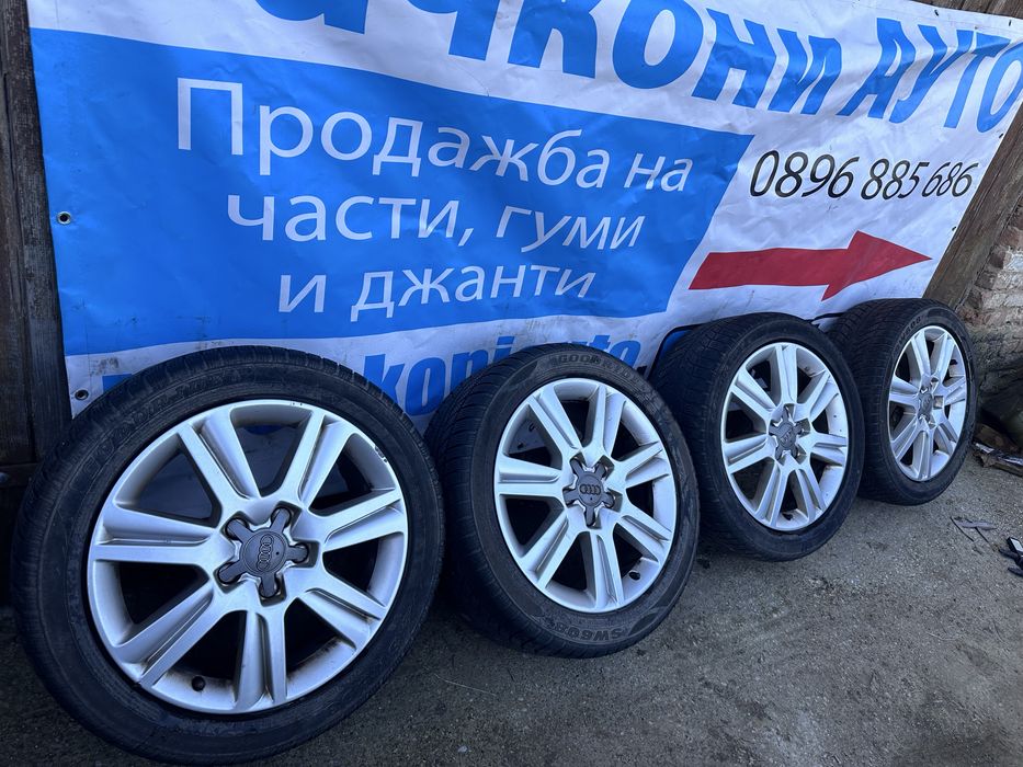 17 5х112 джанти със две зимни гуми