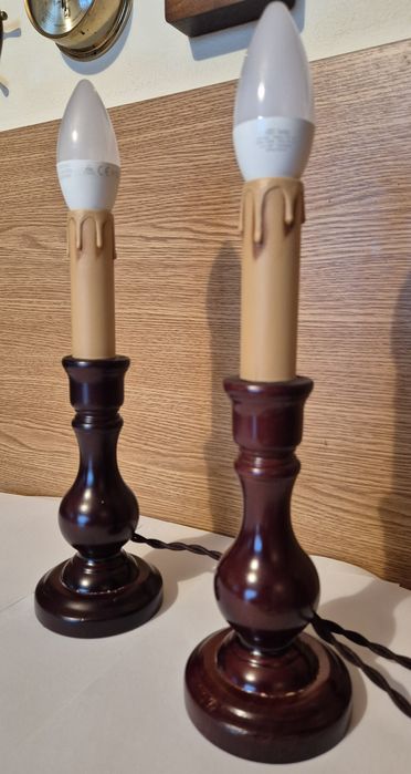 Set 2buc sfeșnice electrice tip lumânare perfect funcționale