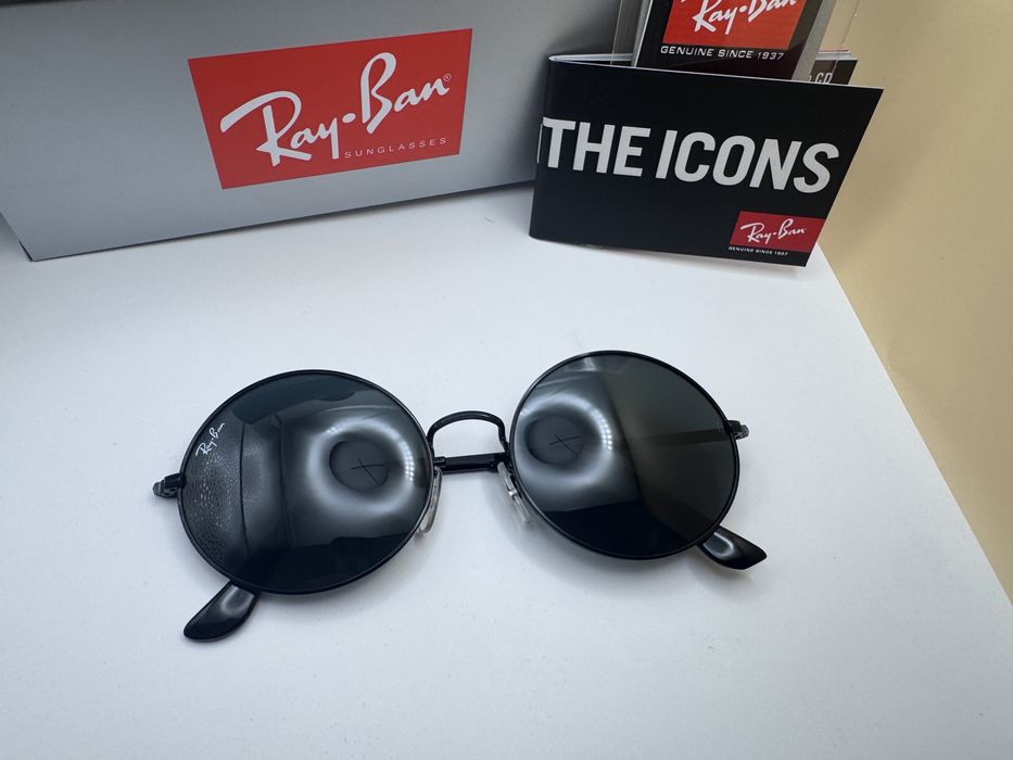 Ochelari de soare RAY BAN 1970 Oval Noi