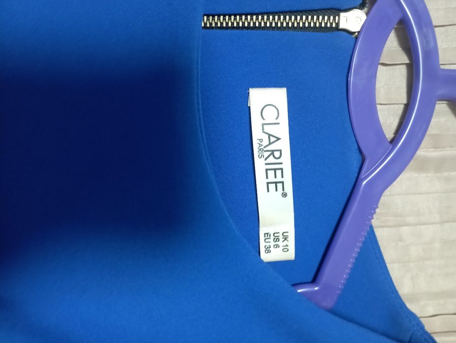 Турецкое платье цвет Электрик