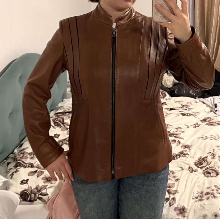 Geaca piele 100% naturala