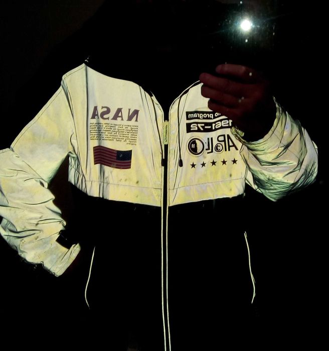 Geacă Pull Bear cu glugă, cu părti reflectorizante