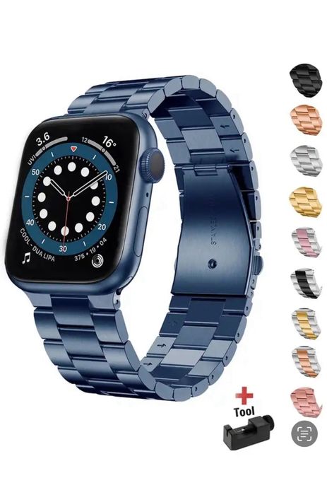 Curea Bratara Reglabila Otel Ceas Apple Watch Husa Folie Silicon