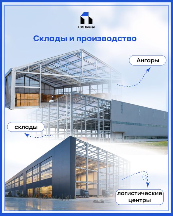 Karkas uylar LSTK dan 30-60 kun ichida karobka holatigacha