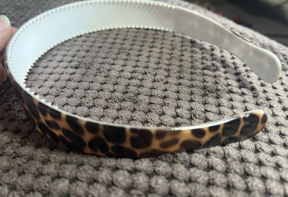 Диадема за коса с леопардов принт