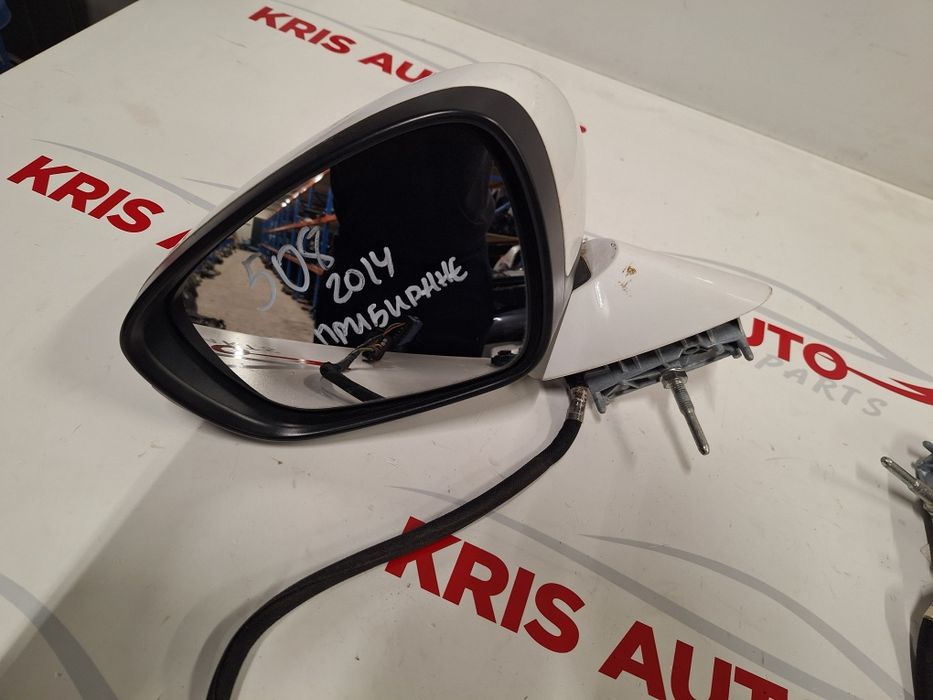 Ляво Огледало с прибиране Peugeot 508 / Пежо 508 2014г.