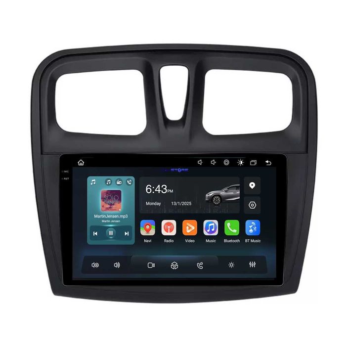Navigatie Dedicata Dacia Logan (2012-2020), 9Inch, Bluetooth, Carplay