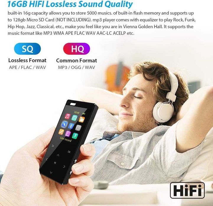 MP3 плейър с Bluetooth 5.0