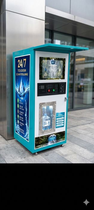 Vending Suv Aparati – 24/7 Avtomatik Toza Ichimlik Suvi Savdosi