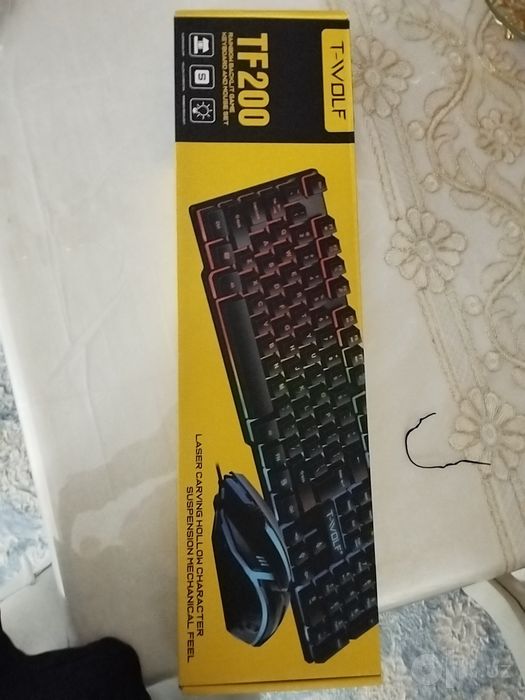 TF200 keyboard t-wolf мышка + клавиатура
