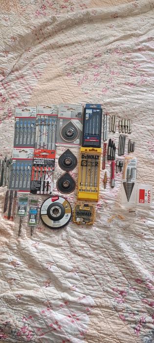 Lot accesorii scule PROFESIONALE (Bosch Expert, DeWalt, Makita) - TOATE NOI
