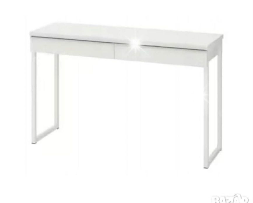 Бюро Ikea Besta Burs , бял гланц