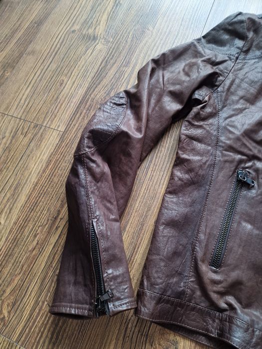 Страхотно мъжко кожено яке BLUPEL , естествена кожа,  размер 2XL