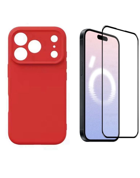 Iphone 17 17 AIR 17 PRO 17 PRO MAX Husa Soft Touch + Folie Sticla Esd