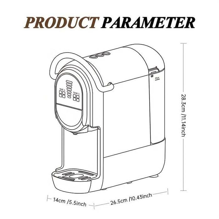 CAFELFFE 4в1 Мултифункционална Кафемашина за Капсули 7 степен контрол