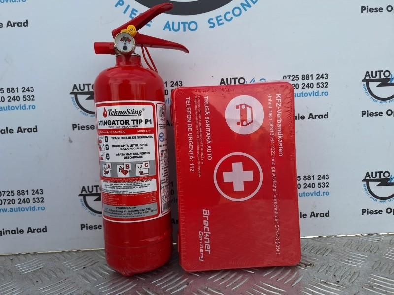 Trusa medicala si stingator omologat RAR