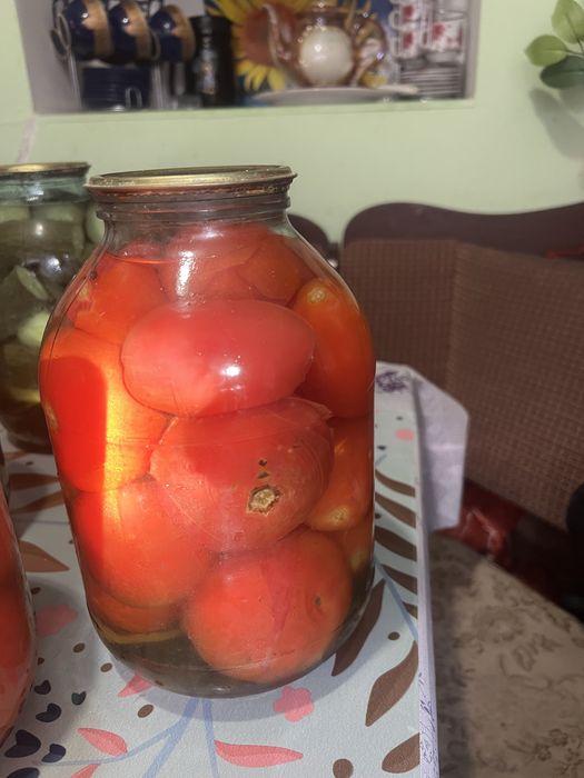 Соленье огурцов и томатов 3 литра