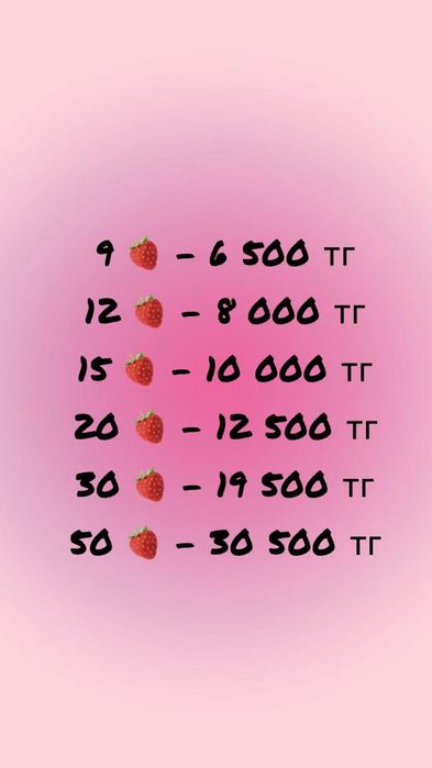 Клубника в шоколаде аказ кабылдаймыз