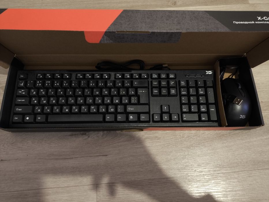 Продам клавиатуру и мышь X-Game
