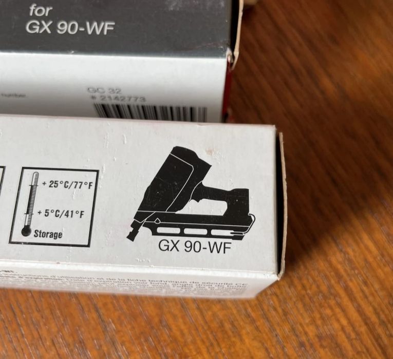 Оригинални Hilti GX 90  Хилти GC 32 газов флакон за пистолет за пирони