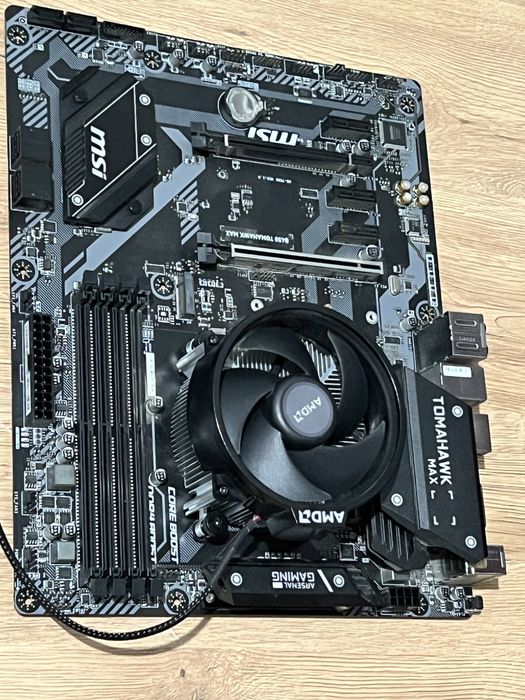 CPU Ryzen 5 3600x + MOBO MSI B450 TOMAHAWK MAX
