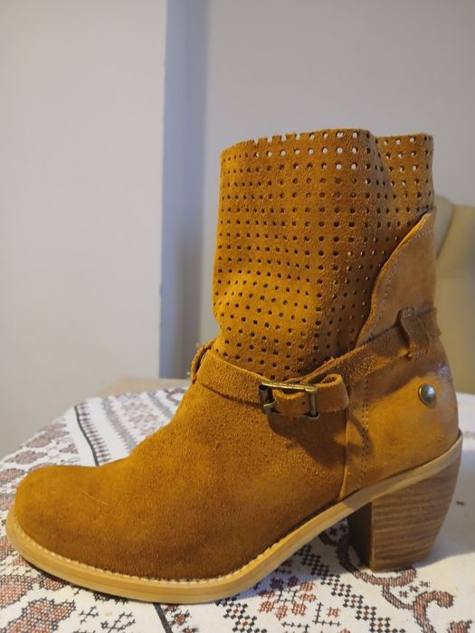 Ghete piele naturala intoarsa, nr 37, 【IS TO ME],achizitie doar SUA și