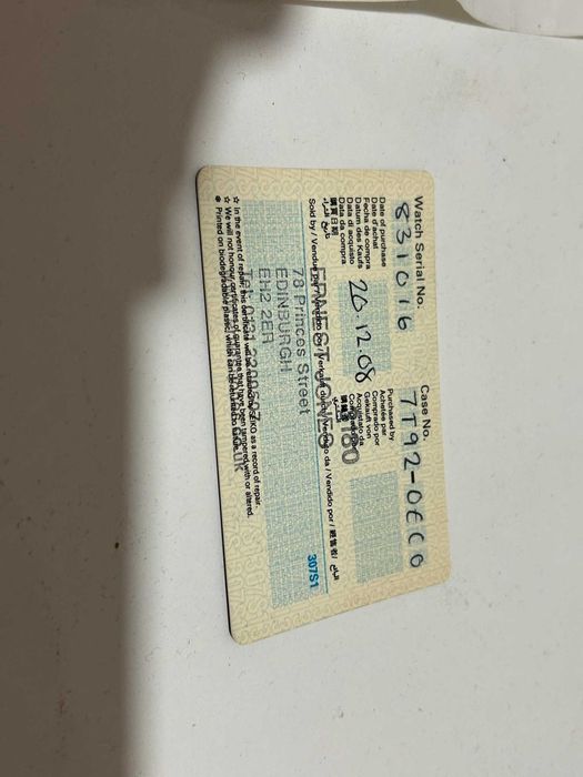 Seiko 7T92-0EC0 Хронограф