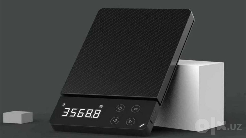 Цифровые кухонные весы Xiaomi ATuMan ES1 USB 8 кг (чёрный)