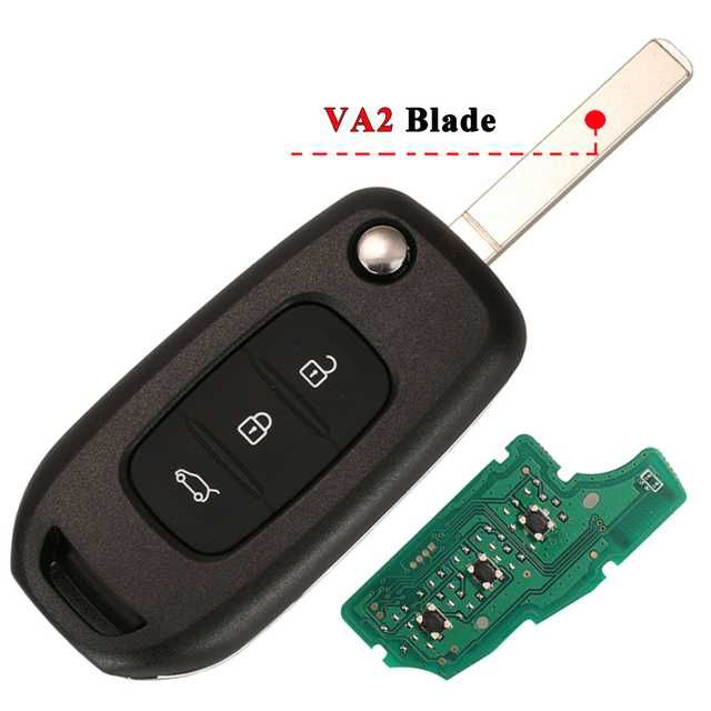 Cheie tip briceag Renault Kadjar Megane 4 cu 3 butoane cu lama VA2 OEM