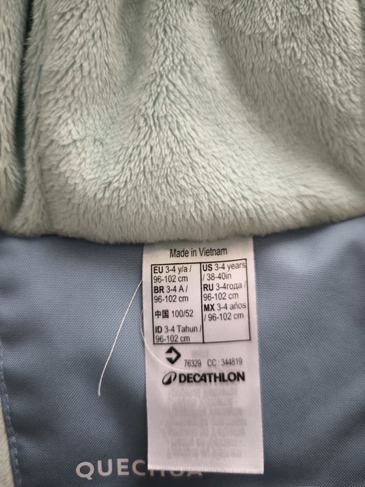 Зимно ски детско яке Quechua момиче/момче. 3-4 години. SH500 MOUNTAIN