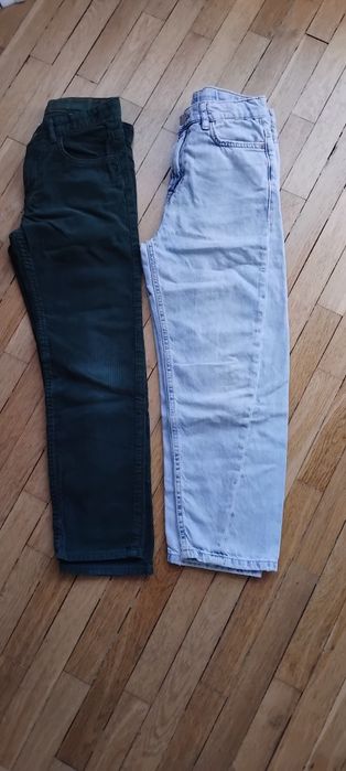 Дънки,джинси, блузки  и яке/жакет  размер 134-140 см.Zara,H&M,RESERVED