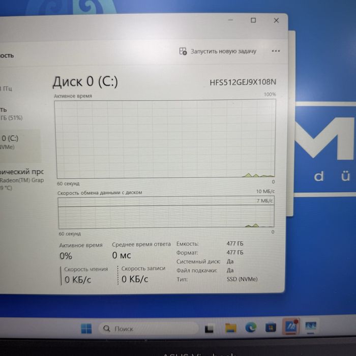 Ноутбук | ryzen 7520u | ram 8 | ssd 512