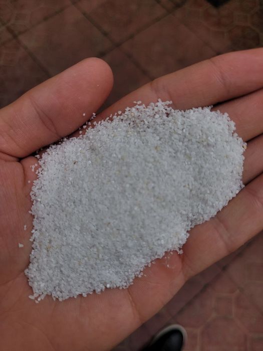 Песок кварц белый для бассейна