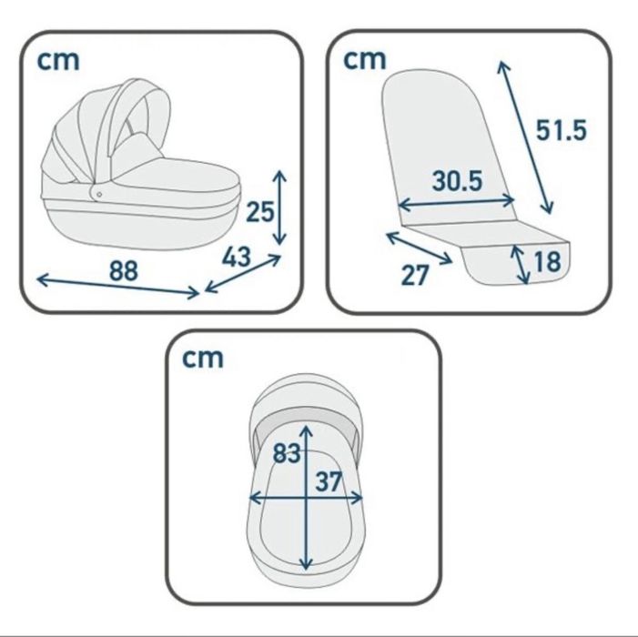 Детска количка Roan Bass Eco 2в1