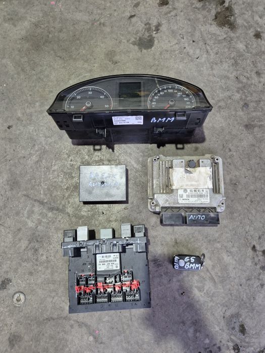 Kit pornire vw golf 5 2.0 tdi cutie automata cod motor BMM an 2009