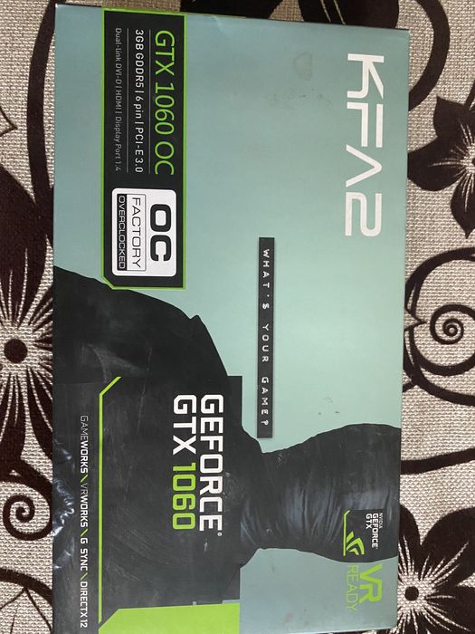 Видеокарта KFA2 GeForce GTX 1060 3 GB