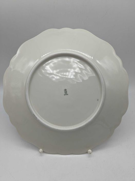 Winterling 31см. Бавария тарелка фарфор Германия золото цветы