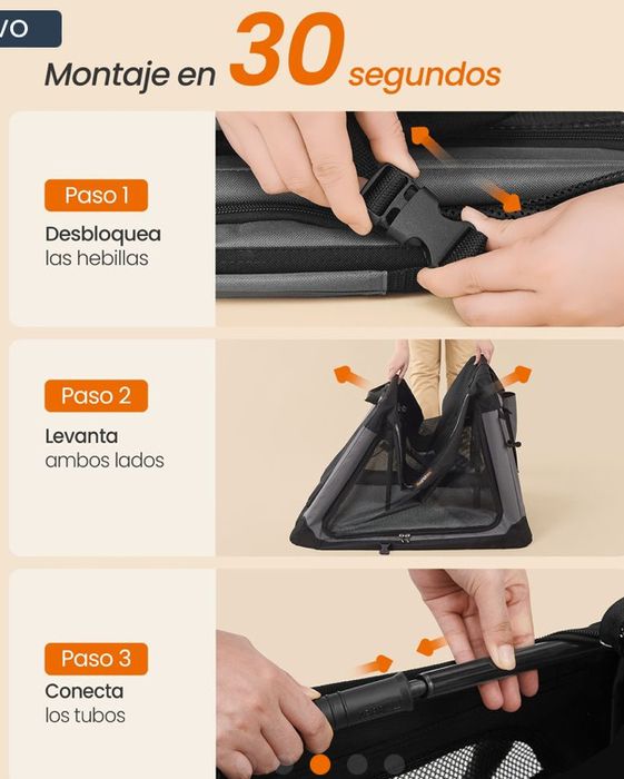 Сгъваема транспортна чанта за малки кучета FEANDREA