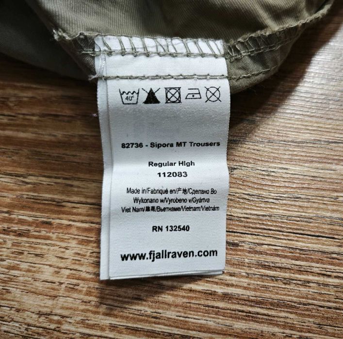 FJALLRAVEN Zip off Мъжки туристически панталон Размер 52