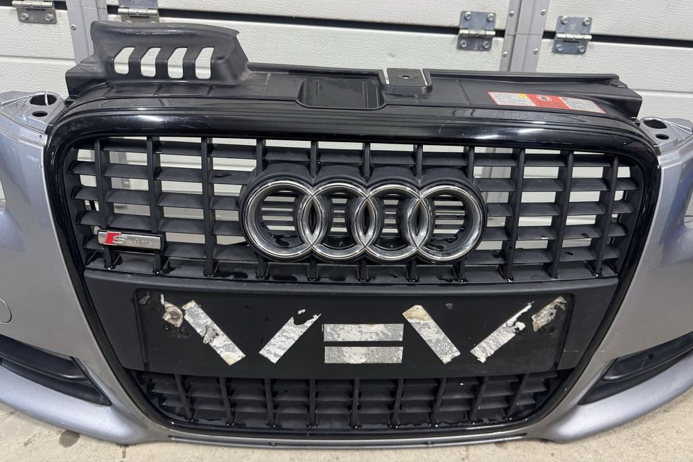 Bara fata completa Audi A4 B7 S line cu spalator de far