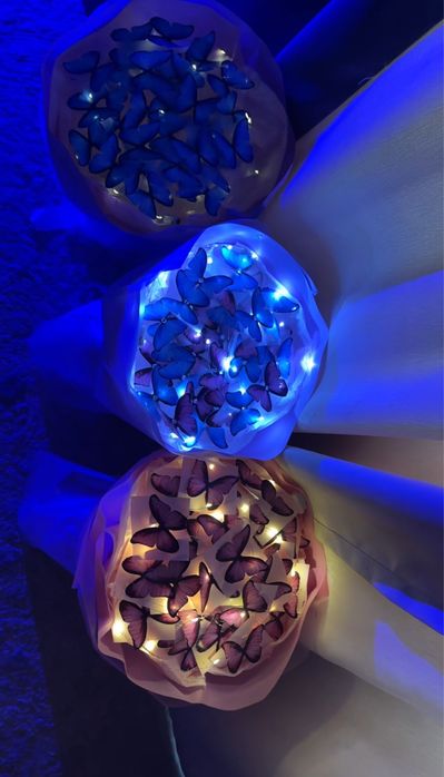 Букеты из бабочек